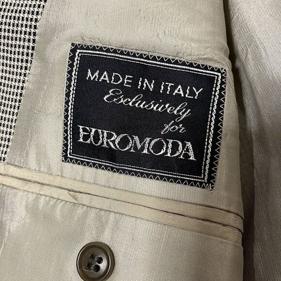 🔥🔥🚒Euromoda Sports Coat Gray Plaid - Picture 6 of 12
